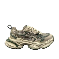 Stitched Platform Casual Shoes Flexible Sports Sneakers