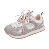 Trendy Mesh Low-Top Sneakers Casual Everyday Shoes