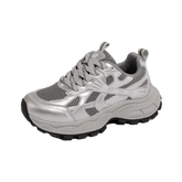 Retro Women's Sports Shoes Thick-Sole Athletic Sneakers