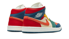 AIR JORDAN 1 MID SE WMNS "Multi-Color"