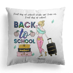Back To School Pillow - First Day Of School Personalized Pillow Back To School Gifts