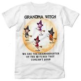 Witch Girls T Shirts - Personalized Halloween Witch T-Shirt for Mother and Sisters