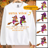 Personalized Witch Sweatshirt - Cute Witch Sweatshirt Best Gift for Family