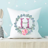 Personalized Letter Pillow - Garland Art Letters Personalized Pillow Birthday Gift with Name