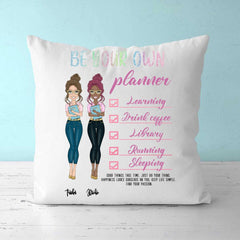 Planner Girl Pillow - Be Your Own Planner Personalized Pillow