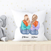 2 & 3 Bestie Pillows - Best Friends Forever Pillow Personalized Name Cushion