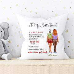 Best Friends Pillow - To My Best Friends Personalized Pillows With Names Birthday Gifts for Sister