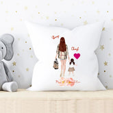 Mom & Daughter Pillow - Mother's Day Gift The Love Between a Mother and Daughter Is Forever Personalized Pillow