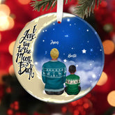 Personalized Family Ornaments - Dad & Kid Personalized Ornament