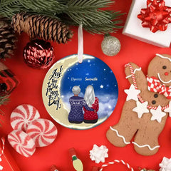 Personalized Family Ornaments - Mom & Daughter Personalized Ornament Gift For Family