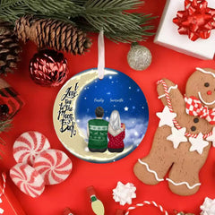 Personalized Family Ornaments - Husband & Wife Personalized Ornament
