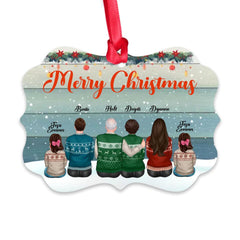 Family Ornament - Merry Christmas Family Personalized Ornaments