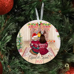 Christmas Sister Ornaments - Besties Forever Personalized Sister Ornaments Christmas Best Friends Gifts
