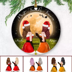Christmas Sisters Ornament - Personalized Christmas Costume Sisters Ornaments