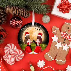 Christmas Sisters Ornament - Personalized Christmas Costume Sisters Ornaments