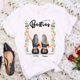 Beties T Shirts For 2  - I Love My Besties Personalized T Shirts