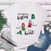 Long Distance Best Friend T Shirt for 2 White for women