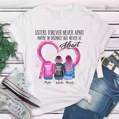 Best Friend Shirts - Sisters Forever Big Sister Little Sister Personalized T-shirts