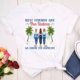 Best Friends Shirts - Personalized Bestie T Shirt For 2 & 3 & 4 & 5 Sisters