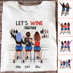 Best Friends Shirts - Personalized Besties T-Shirt for 2 & 3 & 4 Sisters