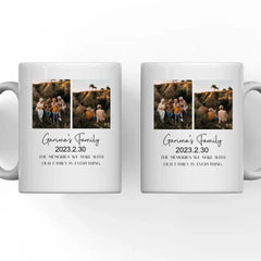 Photo Collage Personalized Mug With Picture Ceramics White11oz