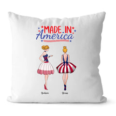 2 Sister Pillow - 4th of July Pillow Best Friend Sister Throw Pillows Personalized Pillows