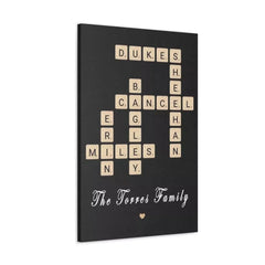 Family Crossword Art Canvas (3)
