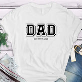 Personalized T-shirt For Dad - Custom Dad Shirt With Names Father's Day Gifts