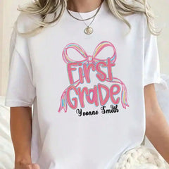 Personalized First Grade Shirts for Girl (1)