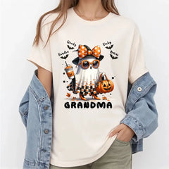 Grandma Halloween T-shirts - Cute Funny Ghost Halloween Shirt For Women (3)