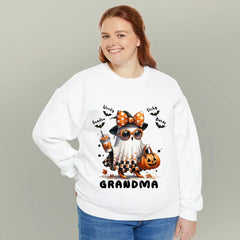 Grandma Halloween Sweatshirts - Cute Funny Ghost Halloween Sweatshirt For Women (2)