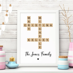 Family Crossword Art - Personalize (7)