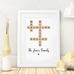 Family Crossword Art - Personalize (2)