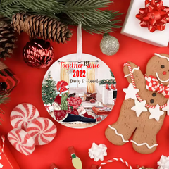 Couple Christmas Ornament - Our First Christmas Personalized Ornaments Couple Gift Souvenir