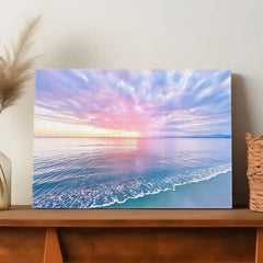 Personalized Landscape Canvas - Beach Sunset Landscape Paintings Wall Art Home Decoration (2)