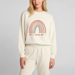 Personalized Sweatshirt for Girls - Boho Rainbow Name Sweatshirt Custom Gift for Every Age (1)