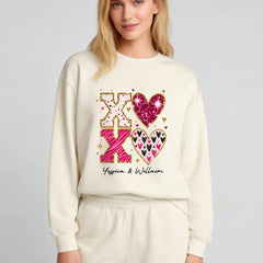 Personalized Sweatshirt for Girls - Boho Rainbow Name Sweatshirt Custom Gift for Every Age