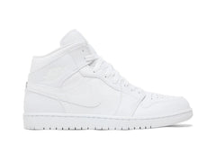Jordan 1 Mid 'Triple White'