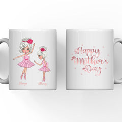 Dance Mother and Daughter Mug - Happy Mother's Day Gifts Coffee Mug Personalized