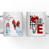 Mom And Daughter Mugs - I Love You Mom Personalized Mother & Daughter Mugs