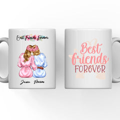2 Sisters Mug - Personalized Mugs for Best Friends Besties Forever Personalised Mug
