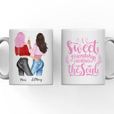Besties Friendship Mugs - A Sweet Friendship Refreshes The Soul Custom Mugs For Best Friends