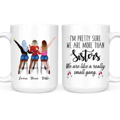 Cocktail sister mug - Girls in Cocktail Bar Custom Mugs For Best Friends