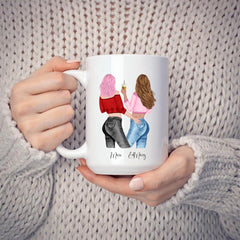 Besties Friendship Mugs - A Sweet Friendship Refreshes The Soul Custom Mugs For Best Friends