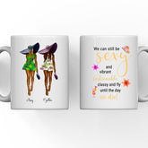 Summer Fashion Girl Mug - Fashion Sisters Friendship Mug Design Personalized Mug For Best Friends