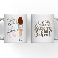 Back to School Mug - Welcome Back To School Personalized Ceramic Coffee Mugs