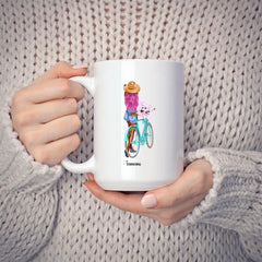 Back To School Girl's Mug - Happy First Day Of School Personalized Mug With Best Friends