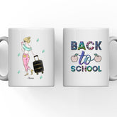 Back To School Mug - Fashion Girl Personalized Ceramic Coffee Mugs