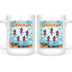Halloween Witch Mug - Up to 5 Witch Personalized Halloween Witch Mugs For Grandma and Sisters