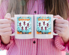 Halloween Witch Mug - Up to 5 Witch Personalized Halloween Witch Mugs For Grandma and Sisters